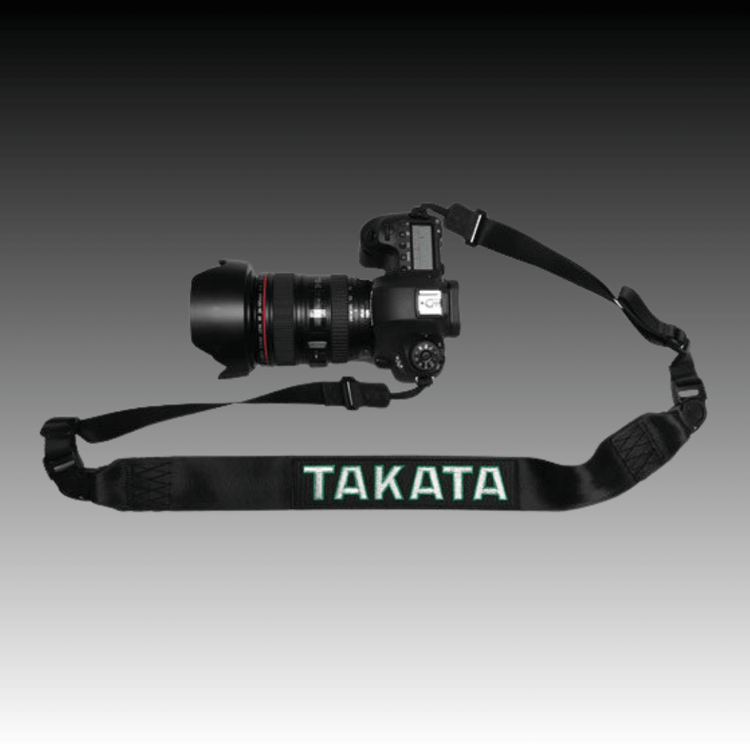 TAKATA Black Racing Camera Strap