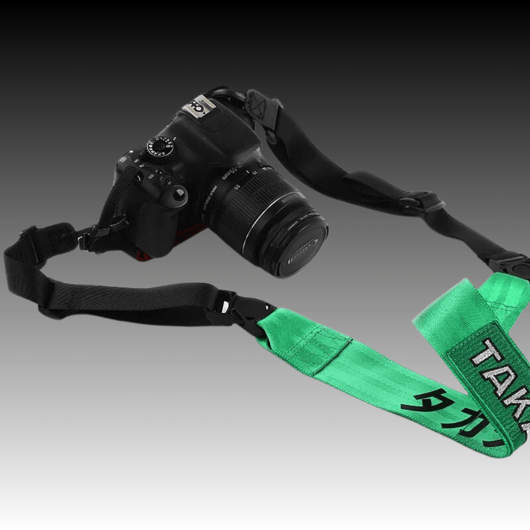 TAKATA Green Racing Camera Strap