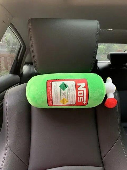 NOS Bottle Headrest / Pillow Plush