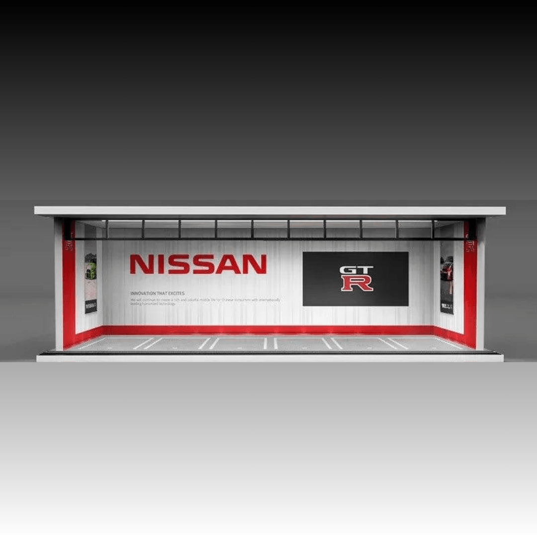1:64 MoreArt Nissan parking garage