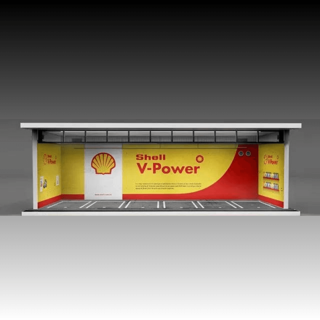 1:64 MoreArt Shell parking garage