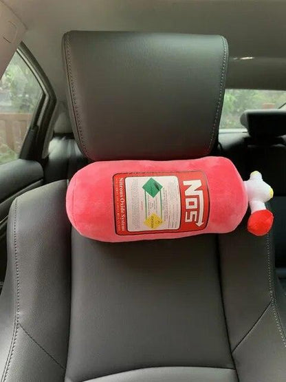 NOS Bottle Headrest / Pillow Plush