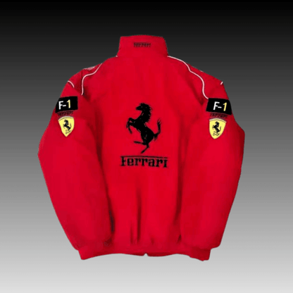 Vintage F1 Ferrari Redbull Racing Bomber Jacket - Infamous Legends