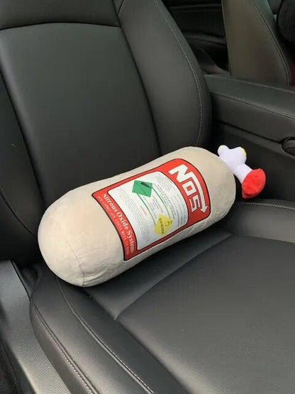 NOS Bottle Headrest / Pillow Plush