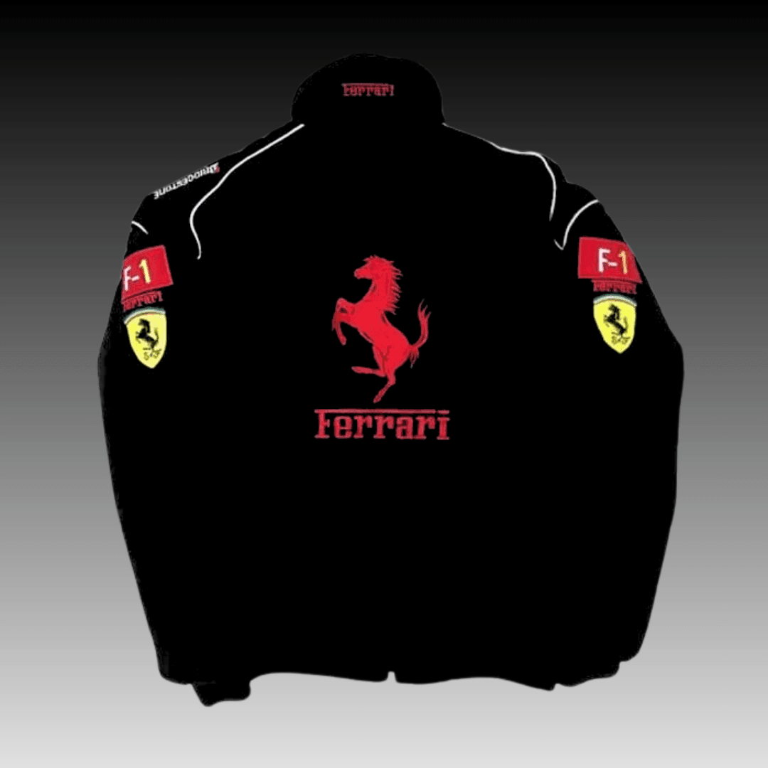 Vintage F1 Ferrari Redbull Racing Bomber Jacket - Infamous Legends