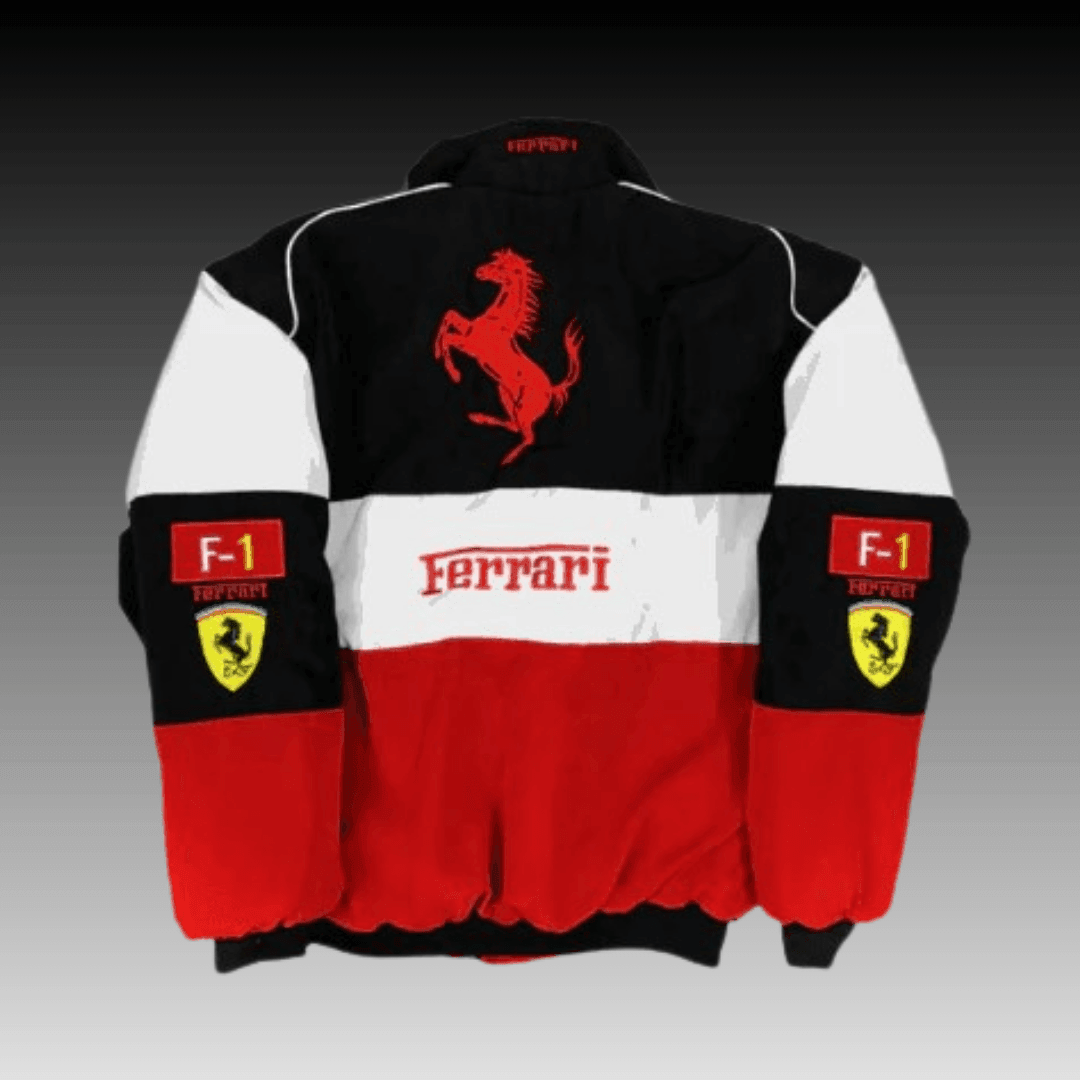 Vintage F1 Ferrari Redbull Racing Bomber Jacket - Infamous Legends