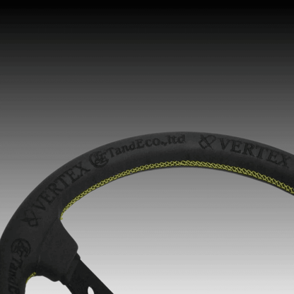 Vertex King of Vertex Black Steering Wheel - Infamous Legends