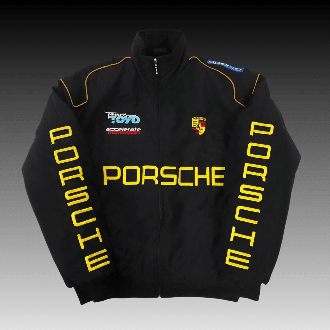 Vintage Porsche Racing Bomber Jacket - Infamous Legends