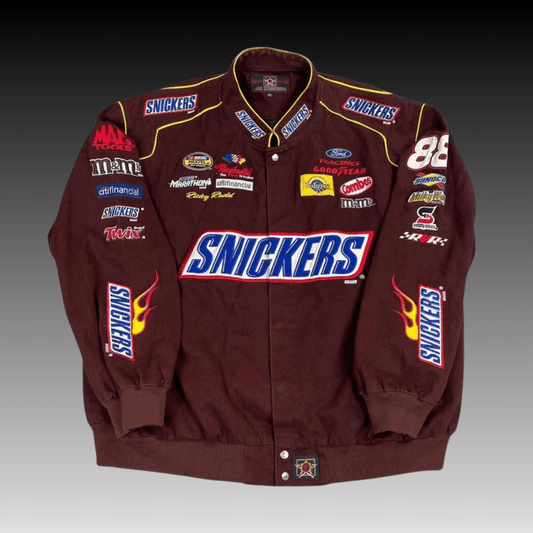 Vintage Snickers Racing Bomber Jacket - Infamous Legends