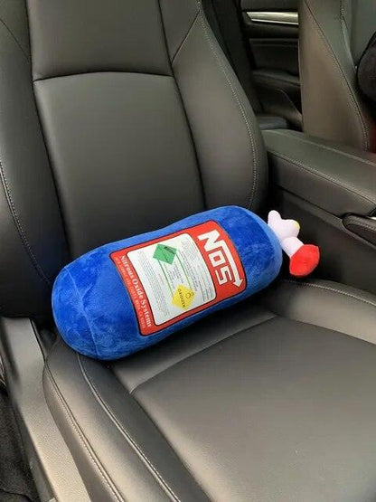 NOS Bottle Headrest / Pillow Plush