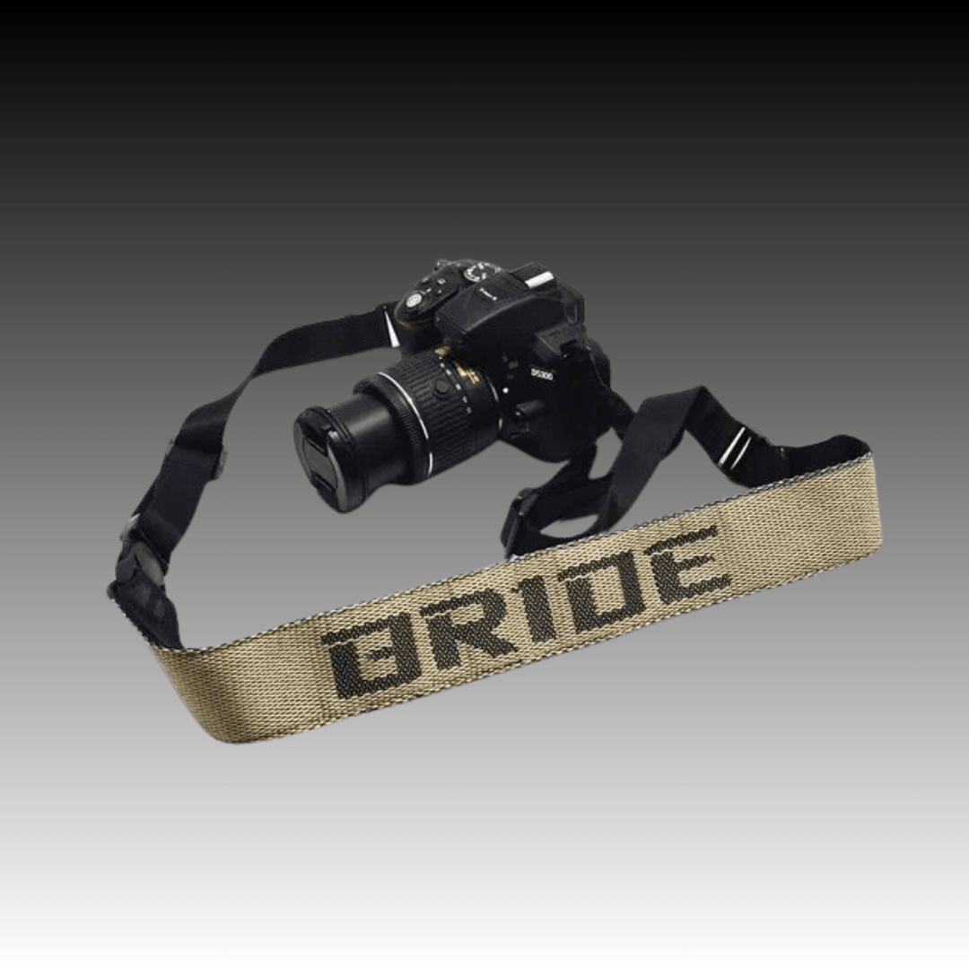 BRIDE Racing Camera Strap - Beige