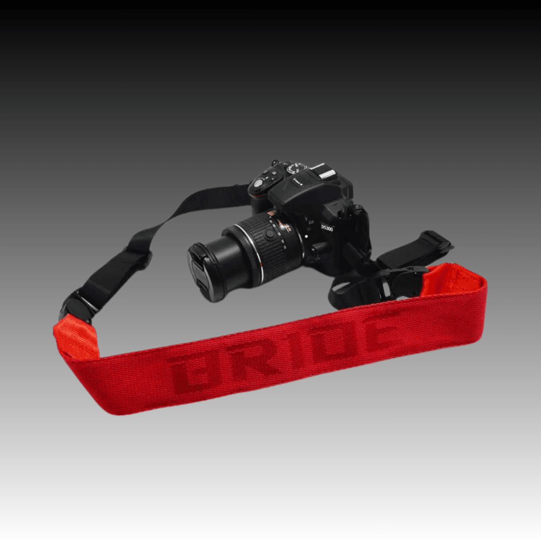BRIDE Racing Camera Strap - Red
