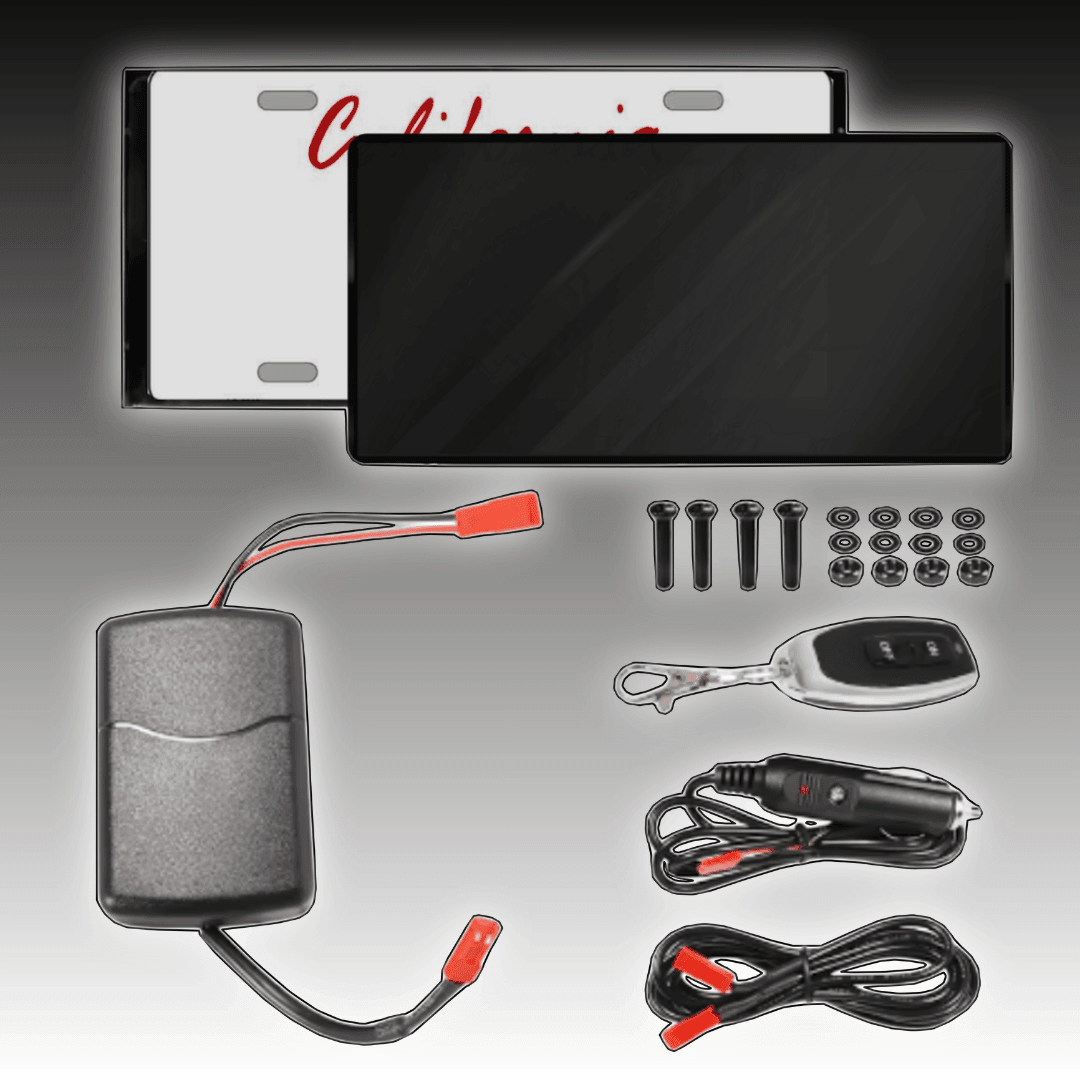 Blink Disappearing License Plate Frame