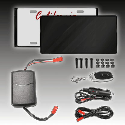 Blink Disappearing License Plate Frame