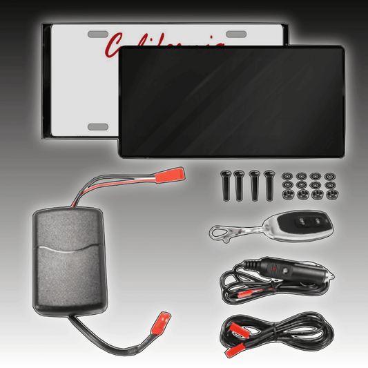 Blink Disappearing License Plate Frame