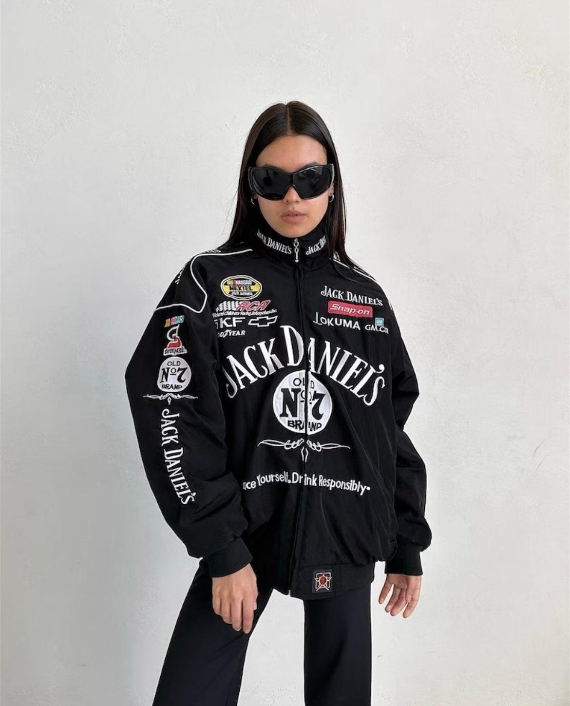 Motoring Spirit Vintage Bomber Jack Daniels Racing Jacket - Motoring Spirit