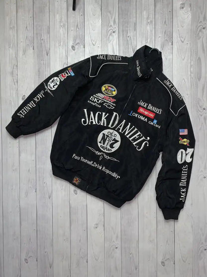 Motoring Spirit Vintage Bomber Jack Daniels Racing Jacket - Motoring Spirit