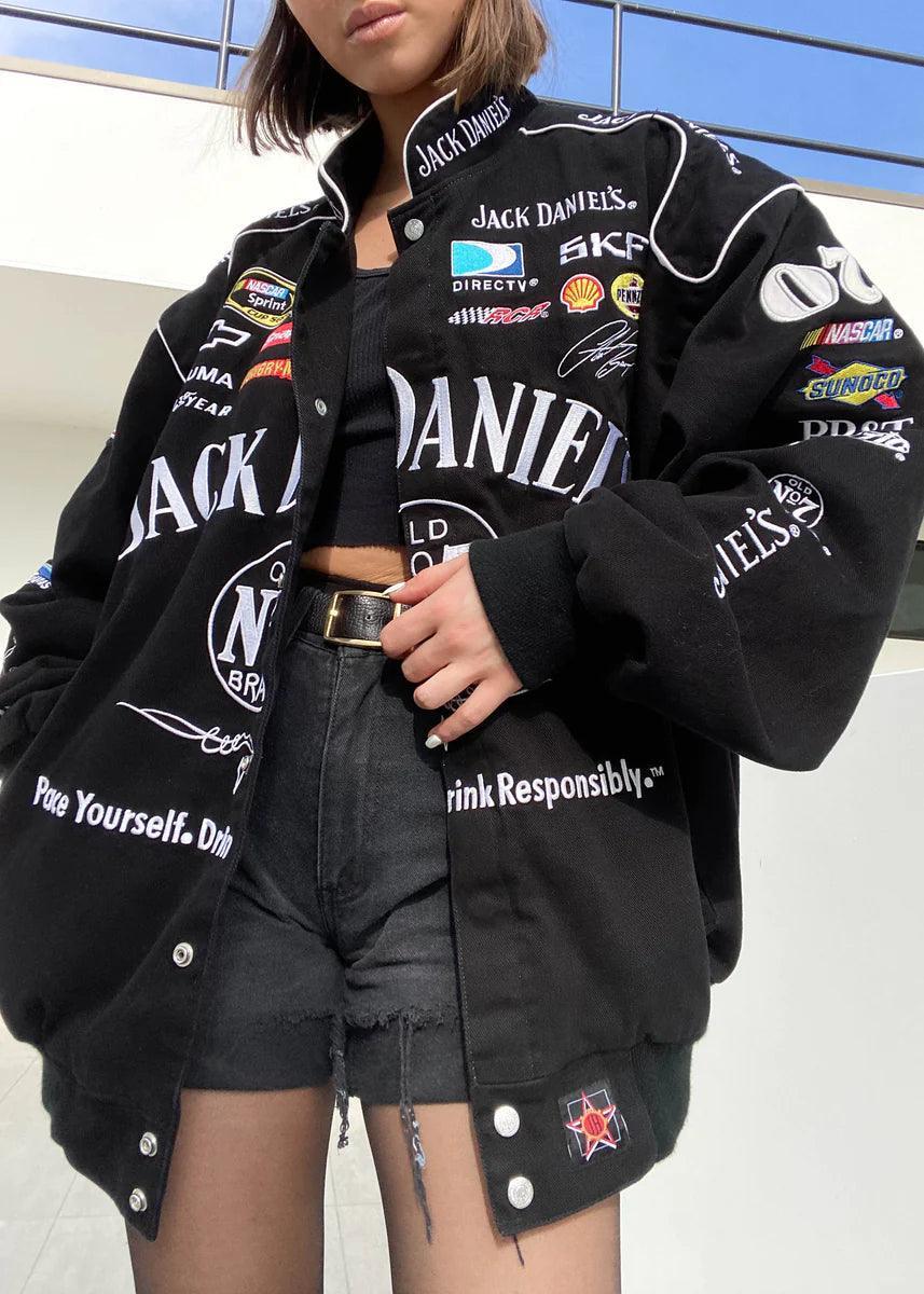 Motoring Spirit Vintage Bomber Jack Daniels Racing Jacket - Motoring Spirit