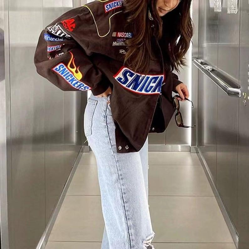 Motoring Spirit Vintage Snickers Racing Bomber Jacket - Motoring Spirit