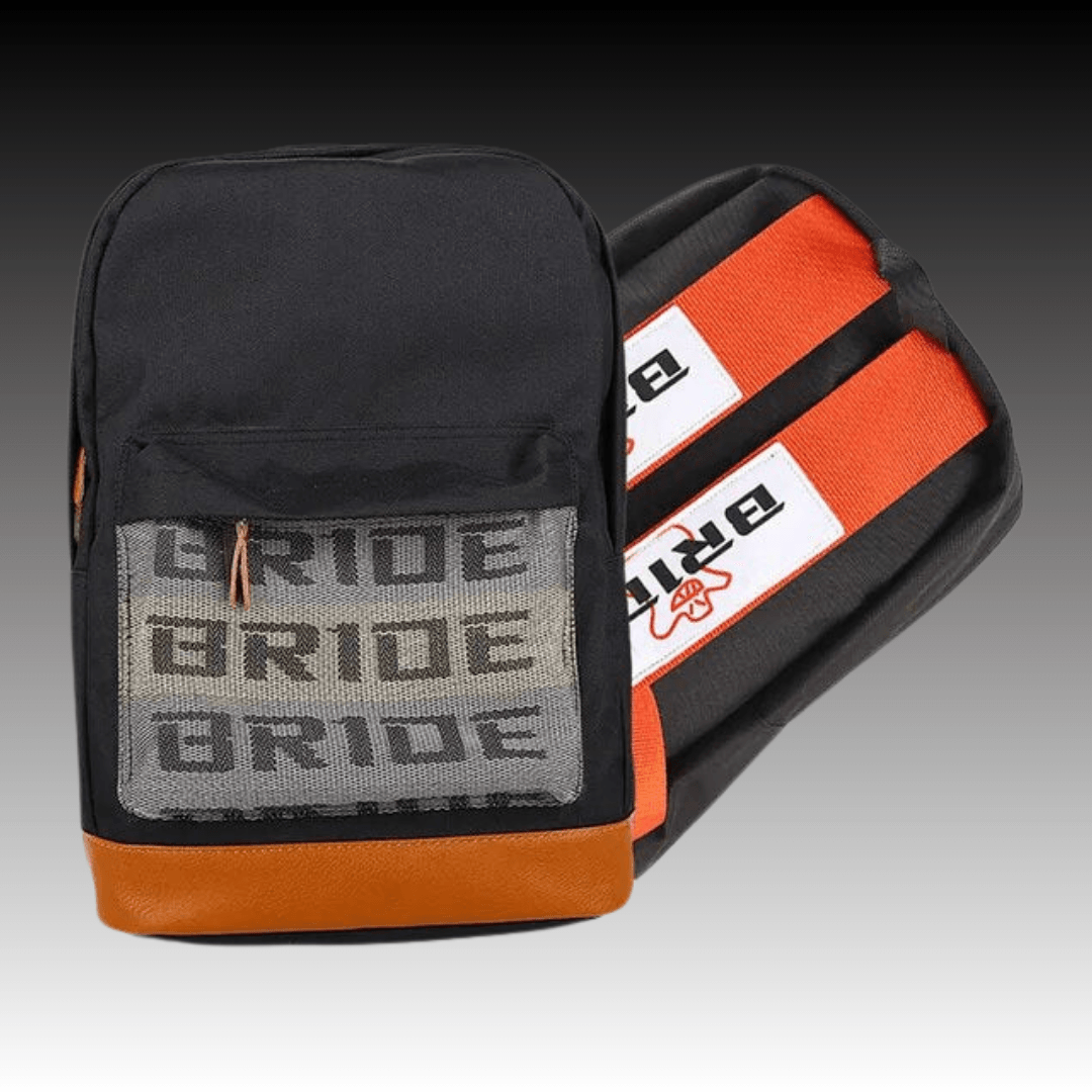 JDM Racing Back Packs - Red Brown Bride