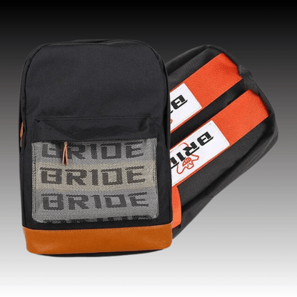 JDM Racing Back Packs - Red Brown Bride