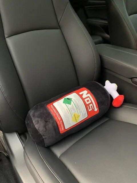 NOS Bottle Headrest - Black 1