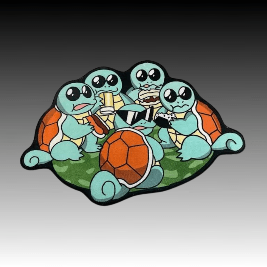 Squirtle Gang Rug