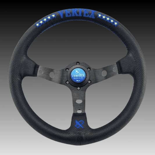 Vertex Blue 10 Star Steering Wheel