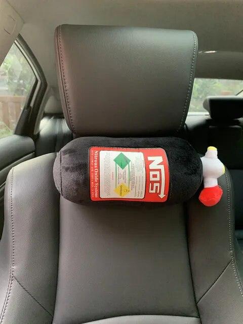 NOS Bottle Headrest / Pillow Plush