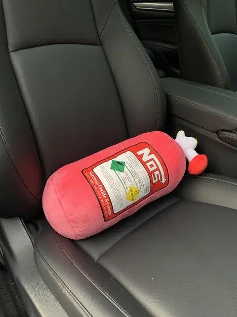 NOS Bottle Headrest / Pillow Plush