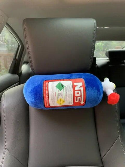 NOS Bottle Headrest / Pillow Plush